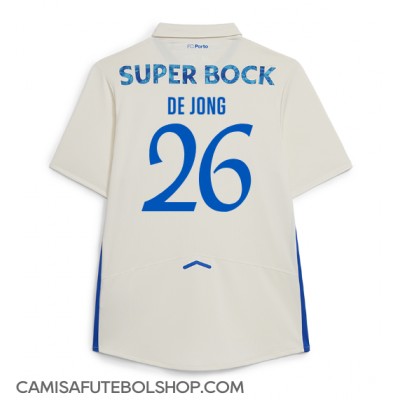 Camisa de time de futebol Porto Luuk de Jong #26 Replicas 3º Equipamento 2025-26 Manga Curta Camisa de time de futebol Porto Luuk de Jong #26 Replicas 3º Equipamento 2025-26 Manga Curta